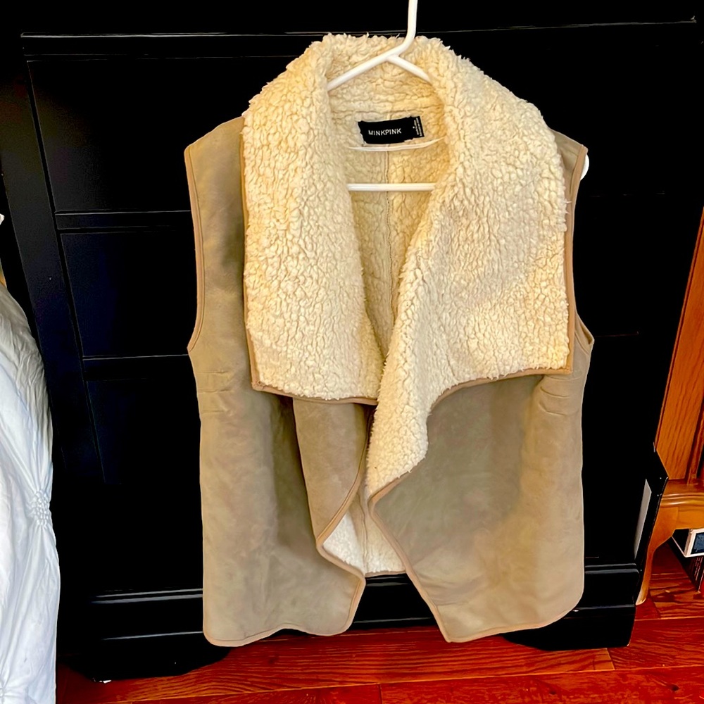 Teddy vest jacket